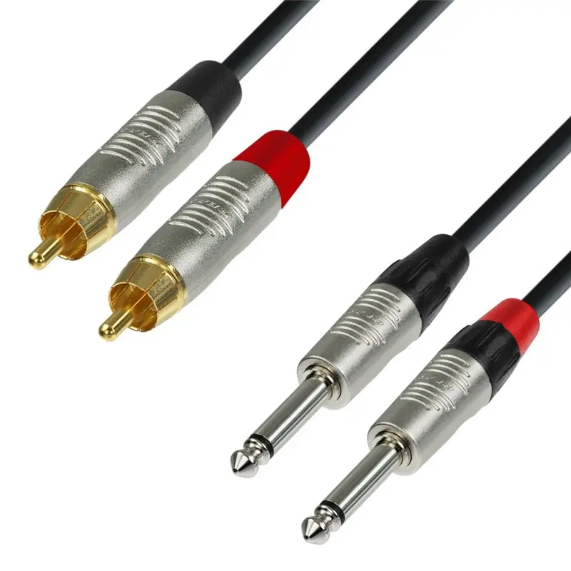 [PL-CON-RCA/JACK MO-2M] PLUG CONNECT 2RCA/2JACK 2M