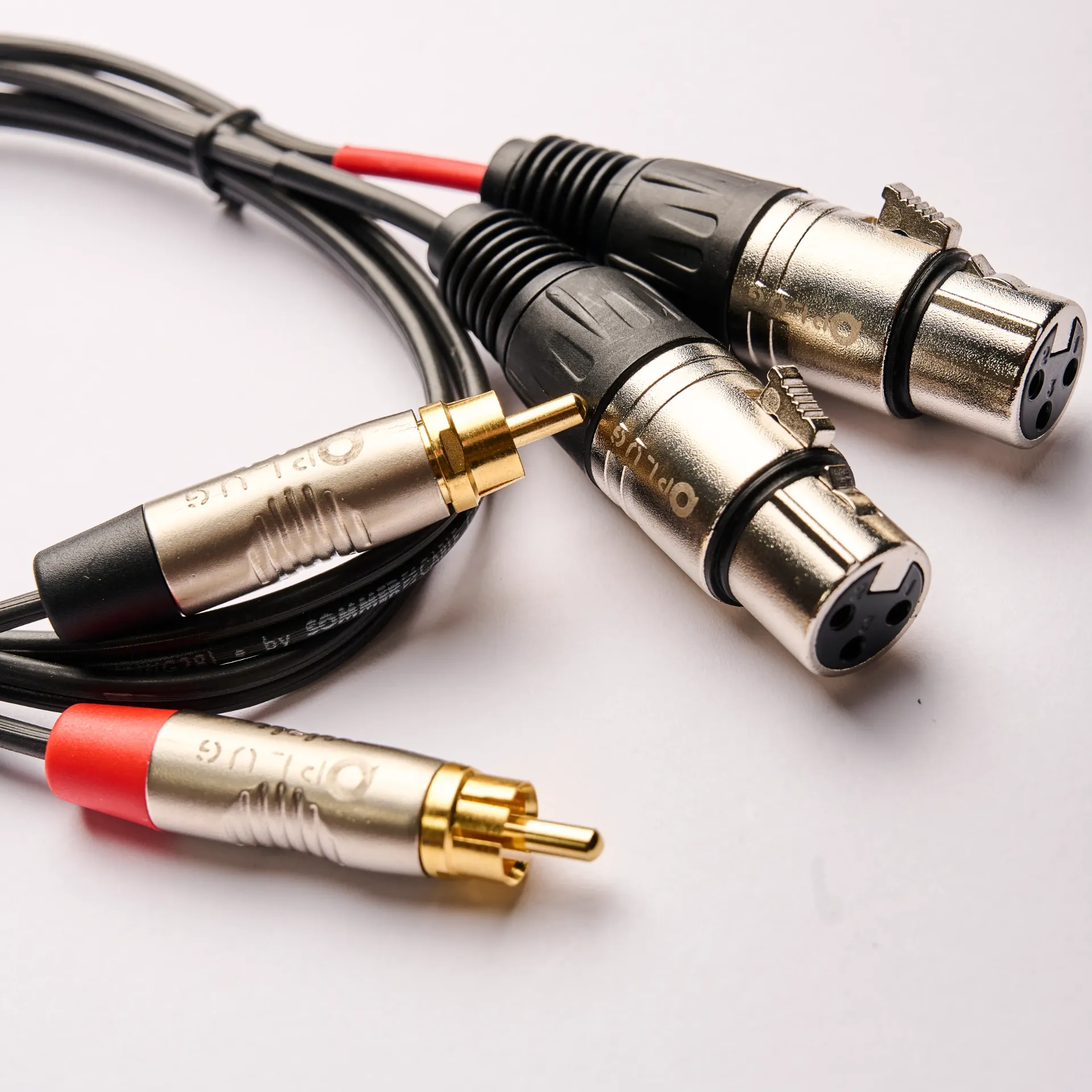 [PL-CON-2RCA/2XLRFEM-1M] PLUG CONNECT RCA/XLR F (V2) (1 متر)
