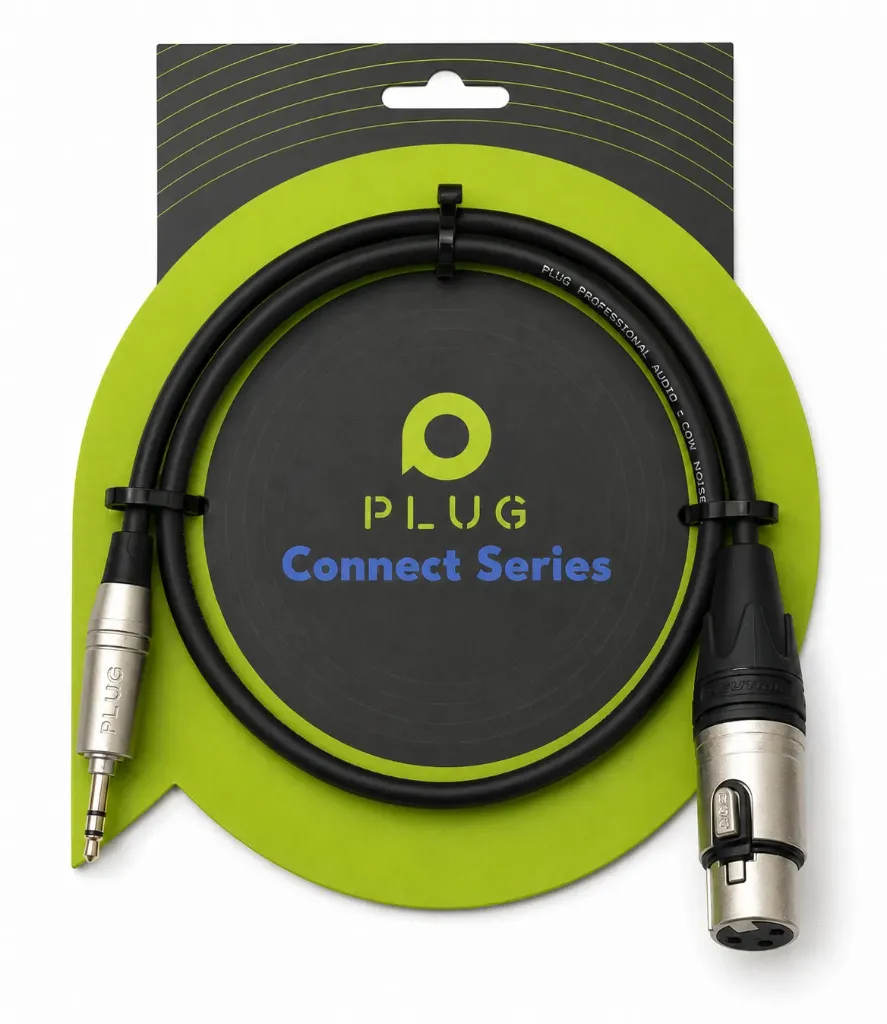 PLUG CONNECT XLR F/ MINI JACK 0,6M