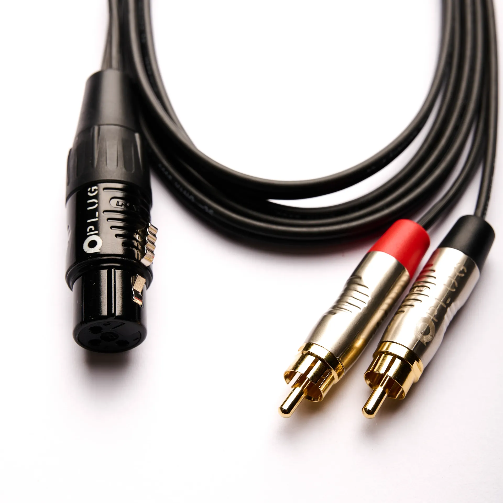 PLUG CONNECT XLRF/2RCA