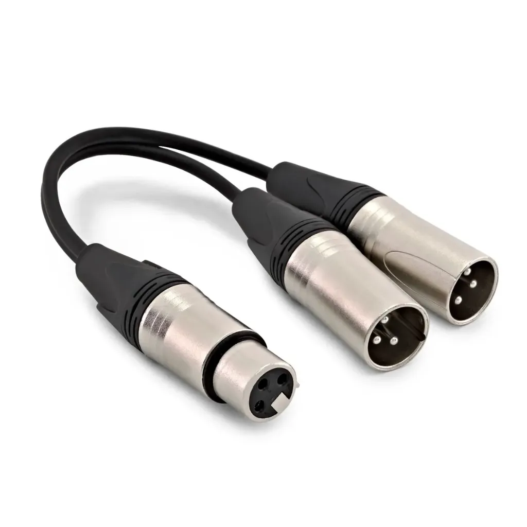[PL-CON-XLR F R/2 XLR M] PLUG CONNECT XLRF / 2 XLR M