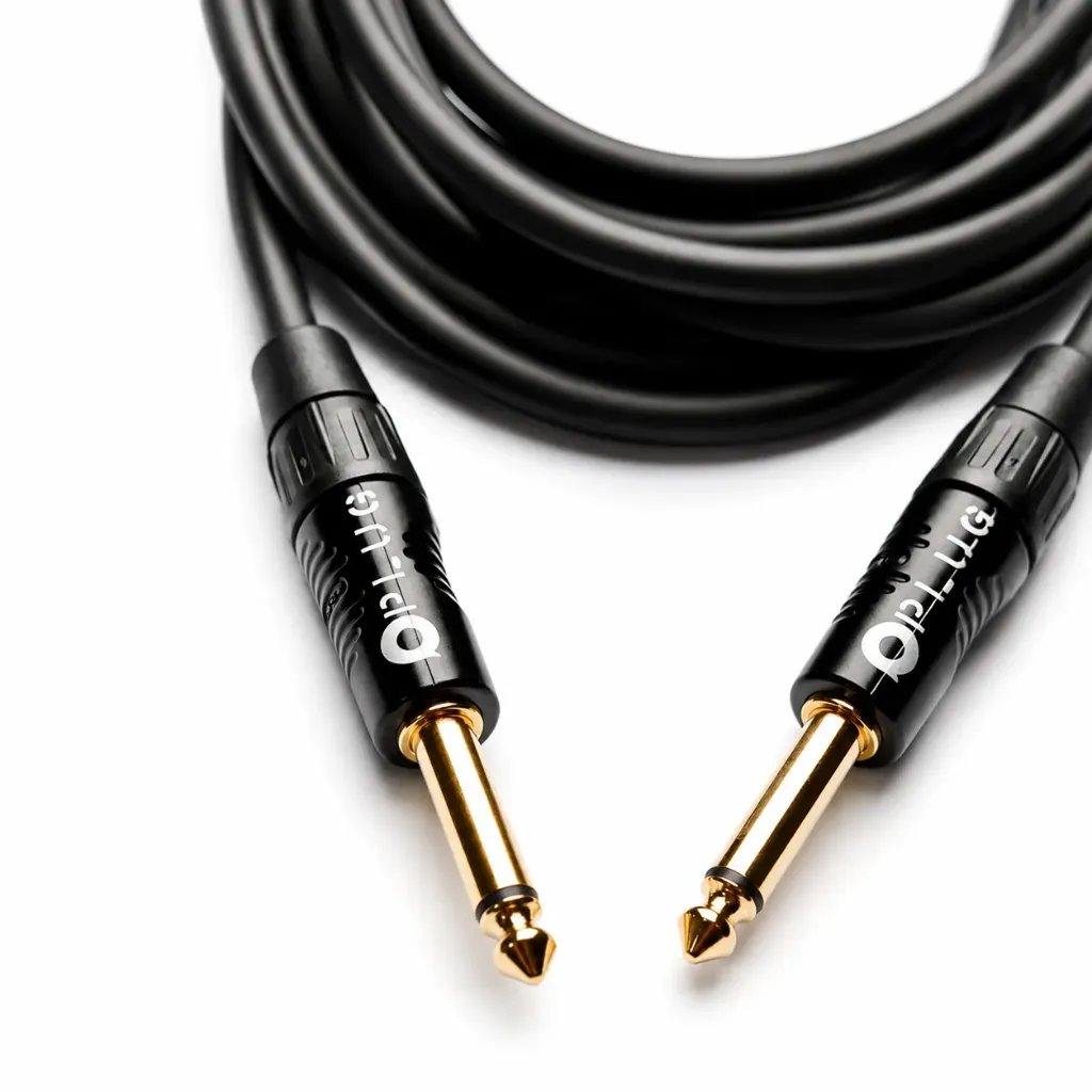 [PL-PRO-JA/JA/MONO-5M] PLUG PRO JACK/JACK (NOIR) GOLD