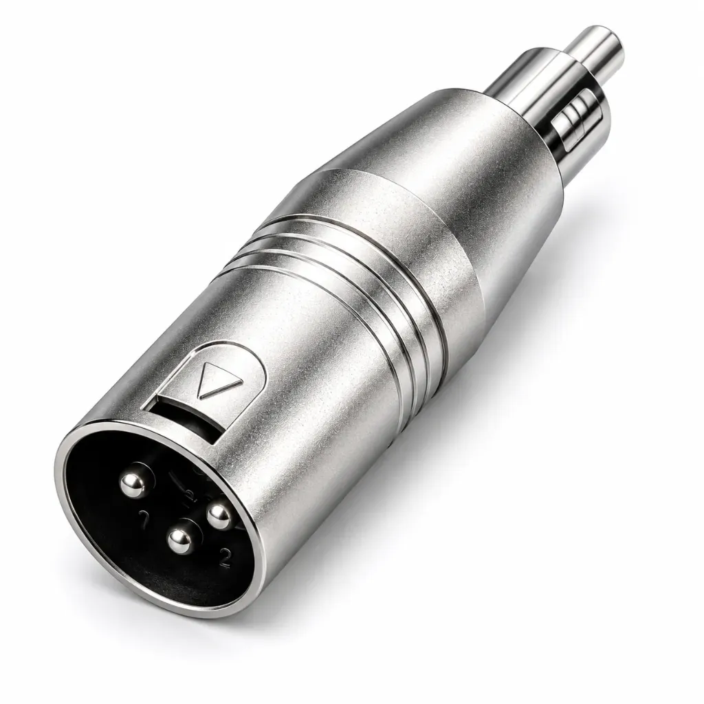 [AT530] Adaptateur XLR M / RCA M – AT530