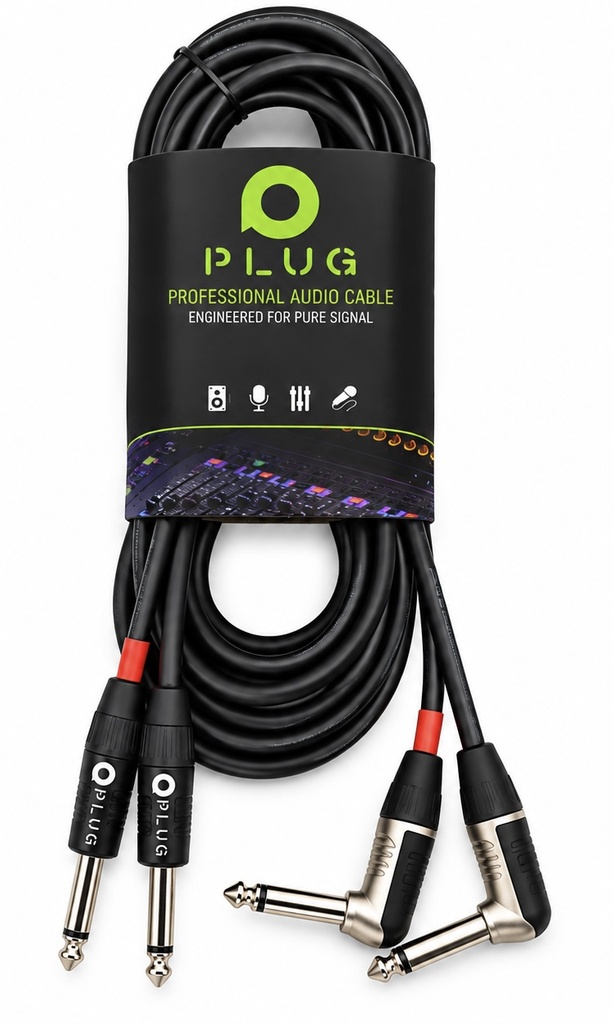 PLUG PRO 2 JACK-N/2 JACK-A 6M