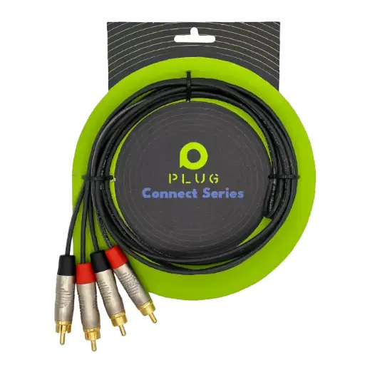 [PL-CON-2RCA/2RCA-2M] PLUG CONNECT RCA 2