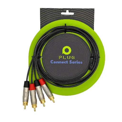 [PL-CON-2RCA/2RCA-2M] PLUG CONNECT RCA 2